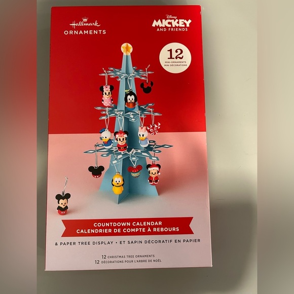 Hallmark Disney Mickey and Friends Countdown Calendar final 12 days 12 ornaments - Picture 1 of 3